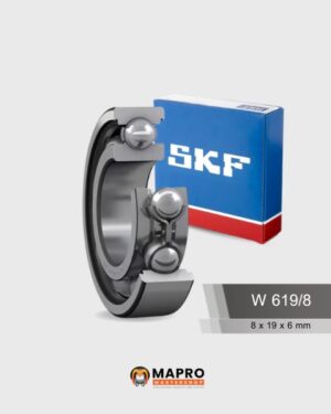 SKF W 619/8 เป็นตลับลูกปืนเม็ดกลมร่องลึกสแตนเลส