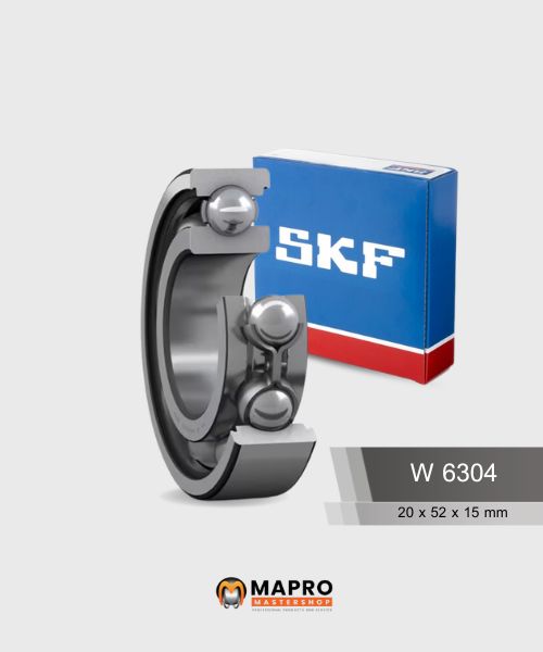 W 6304 bearings SKF W 6304 เป็นตลับลูกปืนเม็ดกลมร่องลึกสแตนเลส
